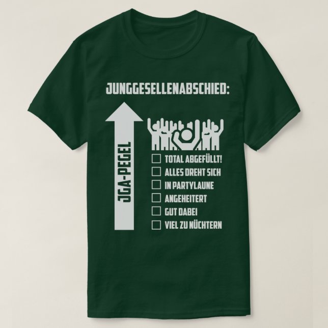 Camiseta Despedida de Soltero Nivel 2 (Diseño del anverso)