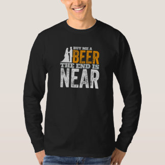 Camiseta Despedida de Soltero Novio Cómprame una Cerveza El