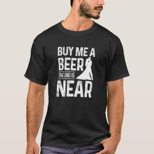 Camiseta Despedida de Soltero Novio Cómprame una Cerveza El