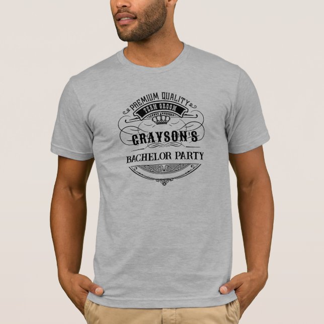 Camiseta Despedida de Soltero Rústico (Anverso)