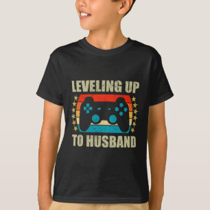 Camiseta Despedida de Soltero Subiendo de Nivel a Esposo No