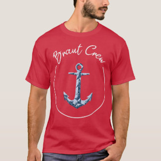 Camiseta Despedida de soltero  tripulación de la novia ancl