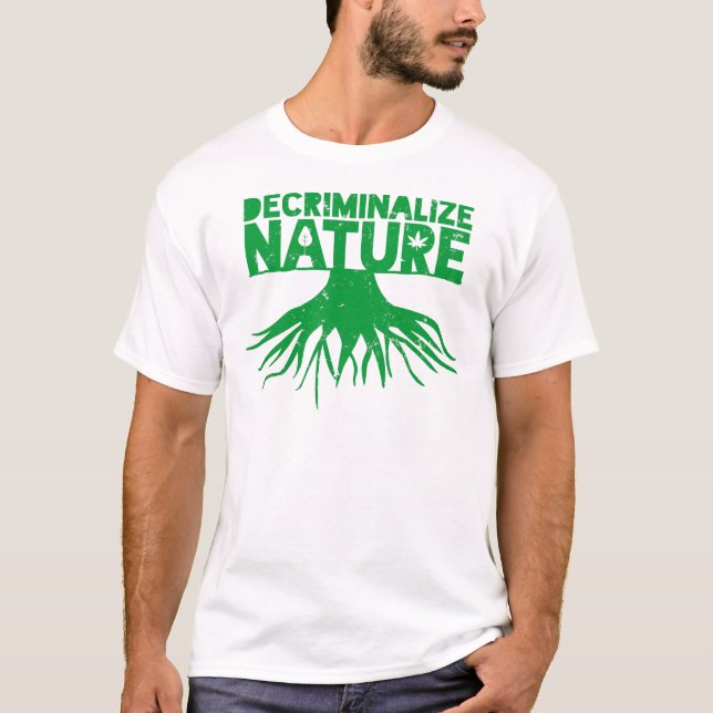 Camiseta Despenalizar las plantas de recuperación de apoyo  (Anverso)