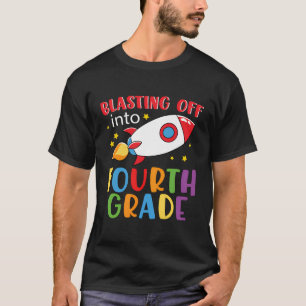 Camiseta Desperdiciando a profesor gracioso de cuarto grado