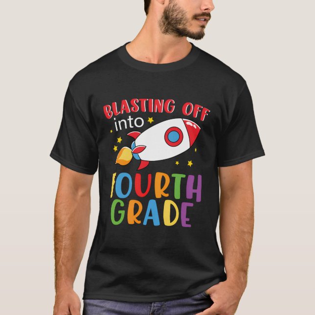 Camiseta Desperdiciando a profesor gracioso de cuarto grado (Anverso)