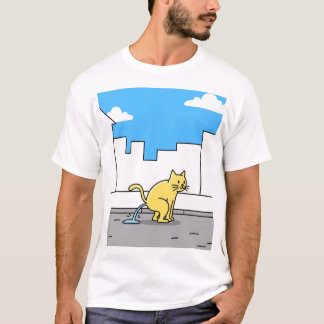Camiseta Desperdicio de Mascota de la vereda de la ciudad d
