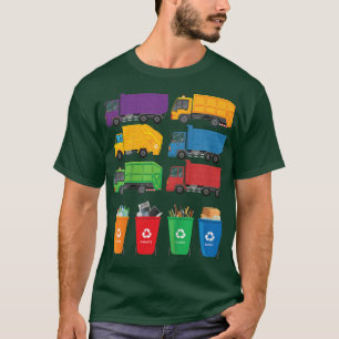 Camiseta Desperdicios de basura Separ el día del reciclaje 
