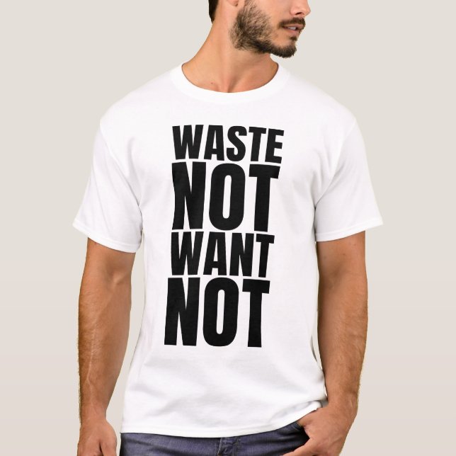 Camiseta Desperdicios no deseables (Anverso)