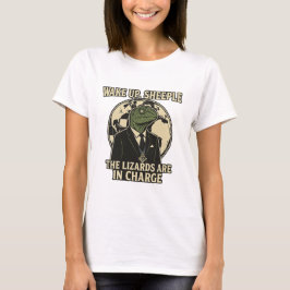 Camiseta Despertad Reptilianos Soberanos Parodia
