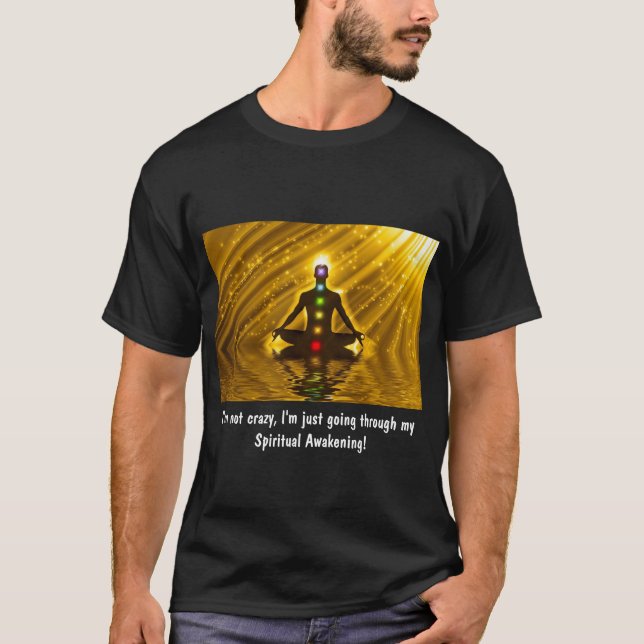 CAMISETA DESPERTAMIENTO ESPIRITUAL... NO ES LOCO....CASTILL (Anverso)