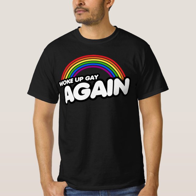 CAMISETA DESPERTAR A GAY DE NUEVO (Anverso)