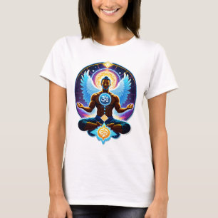 Camiseta Despertar Cósmico: Águila Guardiana de Om