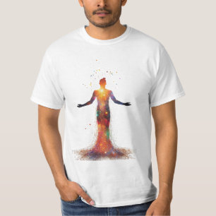 Camiseta Despertar de polvo de estrellas: Silueta disolvién