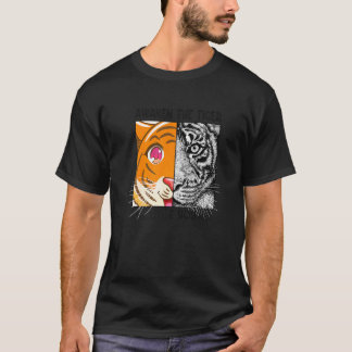 Camiseta Despertar El Tigre Dentro De Ti Gato Depredador Si