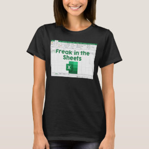 Camiseta Despertar En El Contador De Hoja De Cálculo Excel
