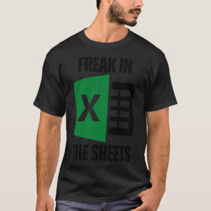 Camiseta Despertar En La Hoja Excel Hoja De Cálculo Funny O