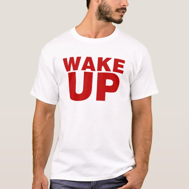 Camiseta Despertar en rojo (Anverso)