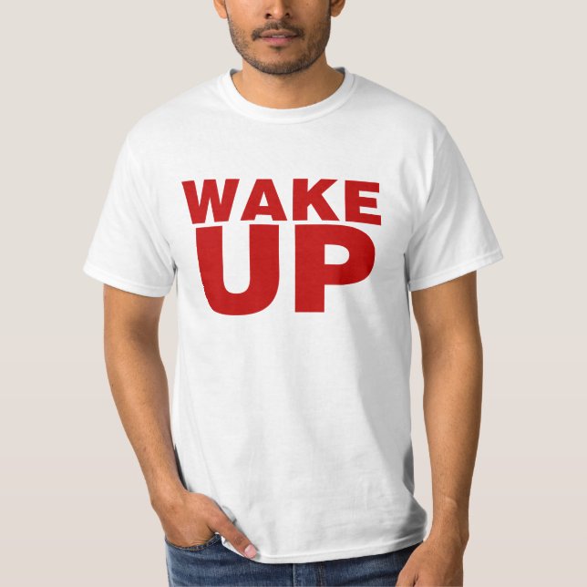 Camiseta Despertar en rojo (Anverso)