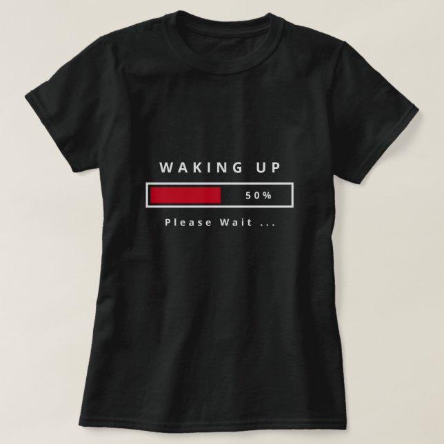 Camiseta Despertar - Espere - Personalizable - (Diseño del anverso)