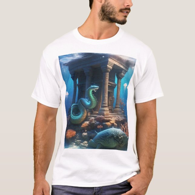 Camiseta 🌊 | Despertar las profundidades antiguas 🐚 ✨ (Anverso)