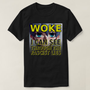 Camiseta Despertar que puedo ver a través de las mentiras f