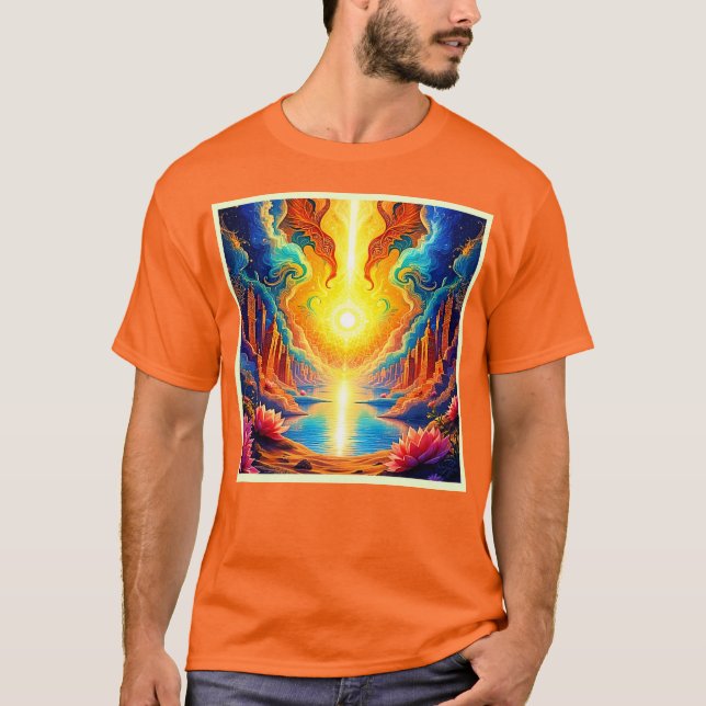 Camiseta Despertar una ciudad de luz divina (Anverso)