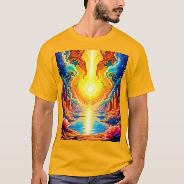 Camiseta Despertar una ciudad de luz divina (Anverso)