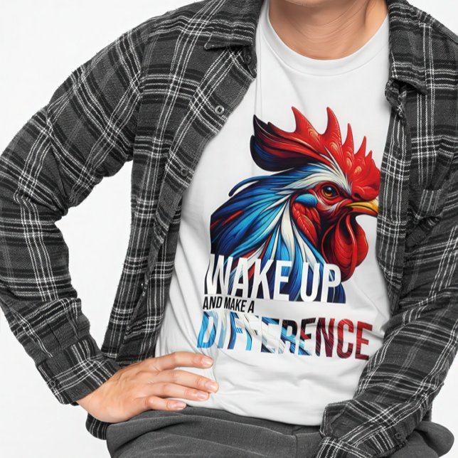 CAMISETA DESPERTAR Y HACER UNA DIFERENCIA (Subido por el creador)