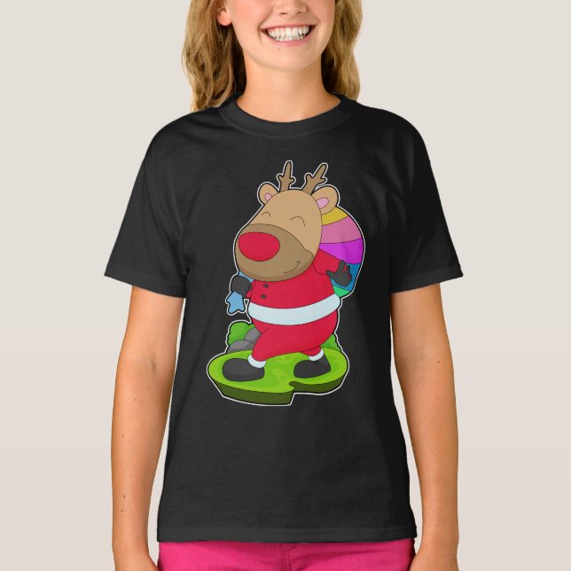 Camiseta Despido de Navidades renos (Anverso)