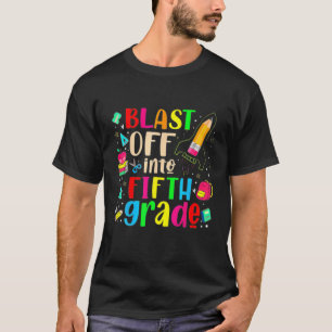 Camiseta Despierta Al Quinto Grado De Vuelta A La Escuela P