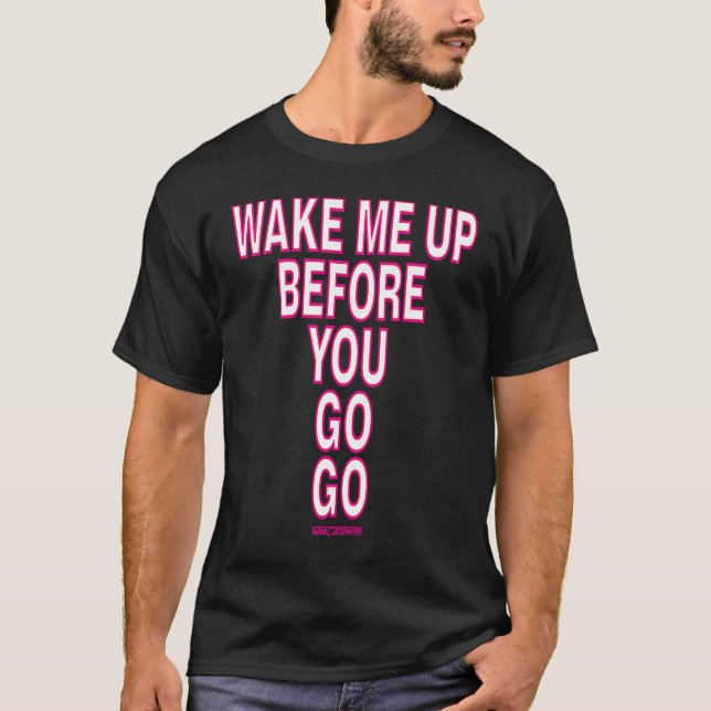 CAMISETA DESPIERTA ANTES DE IR. (Anverso)