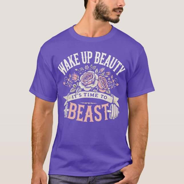Camiseta Despierta Belleza, es hora de la bestia - gimnasio (Anverso)