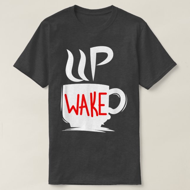 Camiseta Despierta Café Buenos Días (Diseño del anverso)