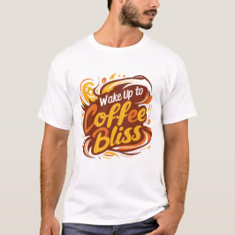 Camiseta Despierta con la gota de café
