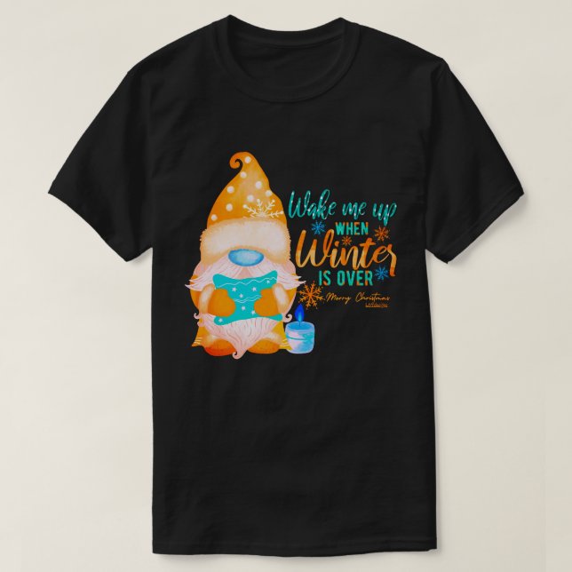 CAMISETA DESPIERTA CUANDO EL INVIERNO TERMINE. (Diseño del anverso)