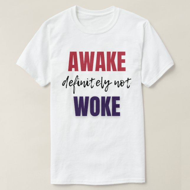 Camiseta Despierta Definitivamente No Despertar (Diseño del anverso)