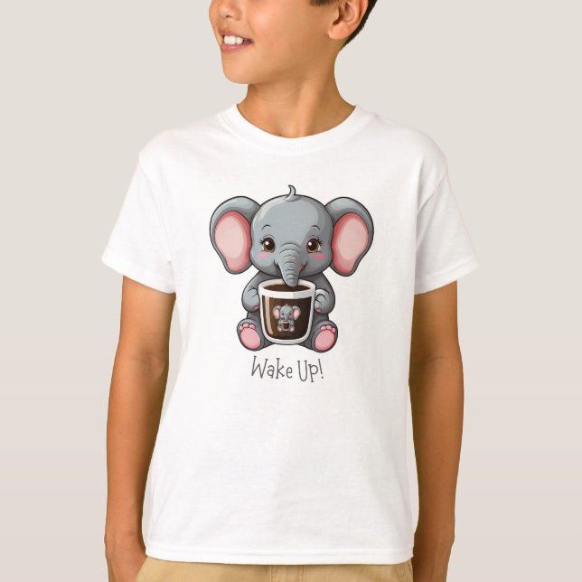 Camiseta Despierta elefante (Anverso)