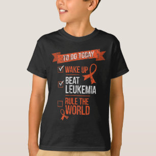 Camiseta Despierta, Gana La Leucemia Y Gobierna El Sistema 