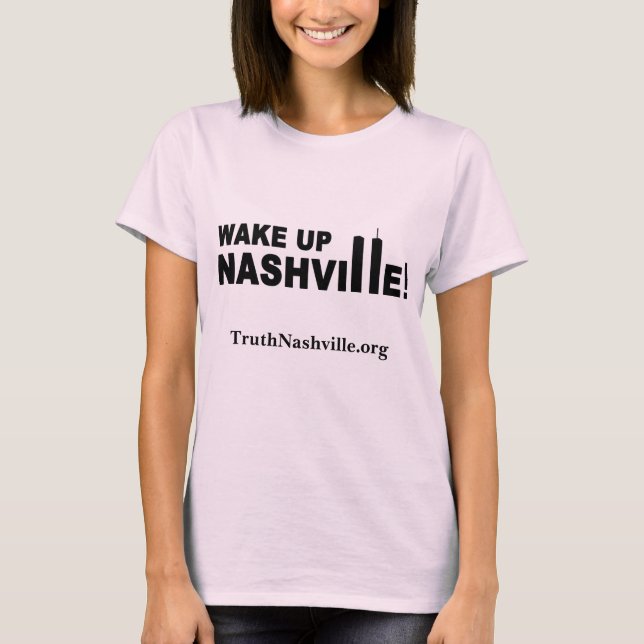 Camiseta ¡Despierta Nashville! (sólo delante) (Anverso)