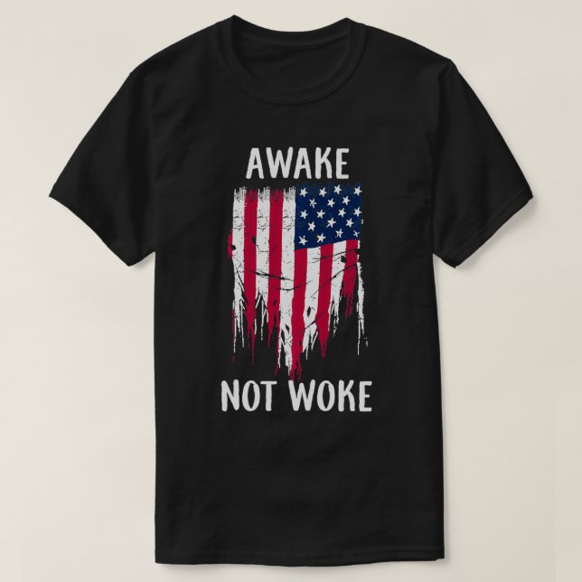 Camiseta Despierta No Despertar Anti Censura Cancelar Cultu (Diseño del anverso)