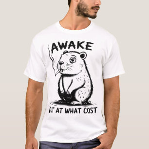 Camiseta Despierta Pero A Qué Coste Capybara