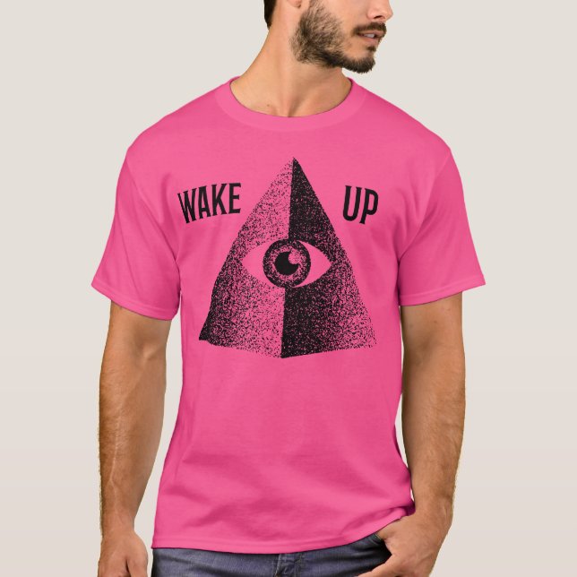 Camiseta Despierta pirámide 1 (Anverso)