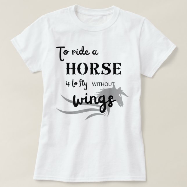 Camiseta Despierta Temprano Para Espectáculos De Caballos E (Diseño del anverso)