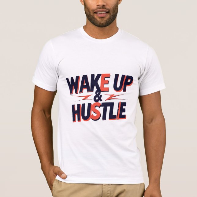 Camiseta Despierta y empuje (Anverso)