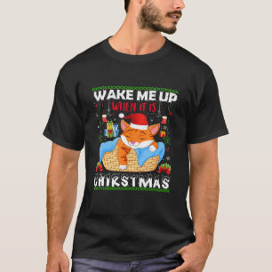 Camiseta Despiértame Cuando Los Navidades Son Un Gato Perez