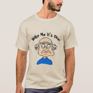 Camiseta Despiértame cuando termine, edita y agrega texto -