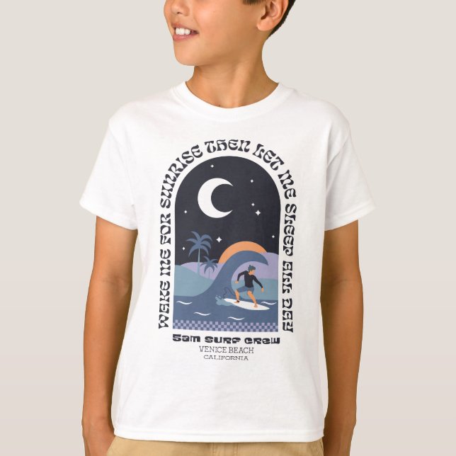Camiseta Despiértame por el té de la salida del sol (Anverso)