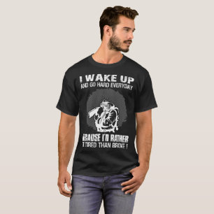Camiseta Despierte esté cansado que el bombero del yermo