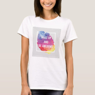 Camiseta Despierte y sea impresionante