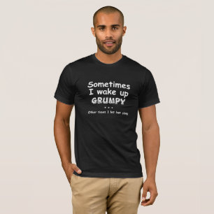 Camiseta Despierto a veces gruñón